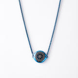 ResQ Shakti Safety Necklace (Blue) | Smart Jewelry for Women's Security