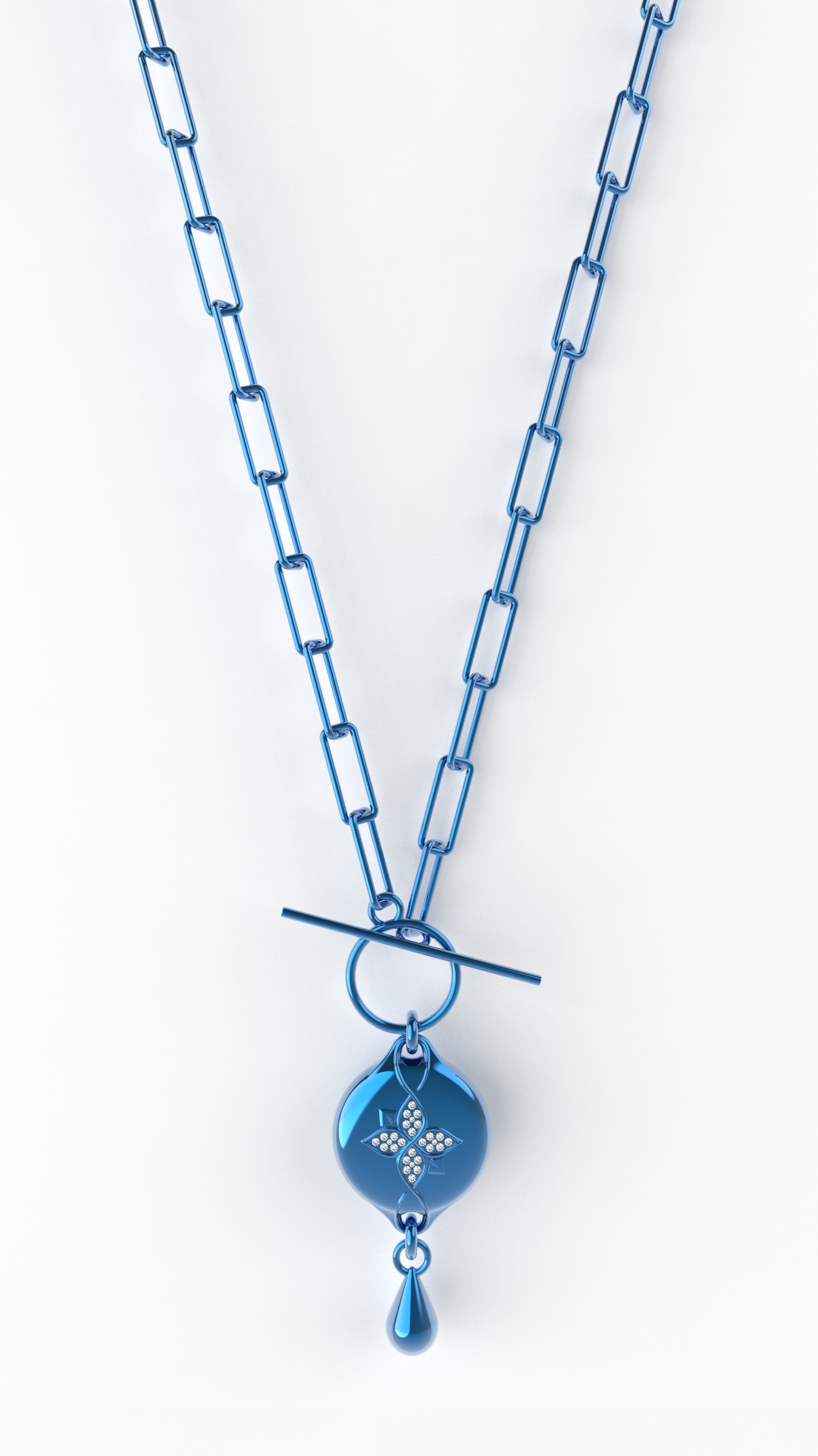Mahi Necklace by ResQ (Blue) | Safety Necklace for Woman