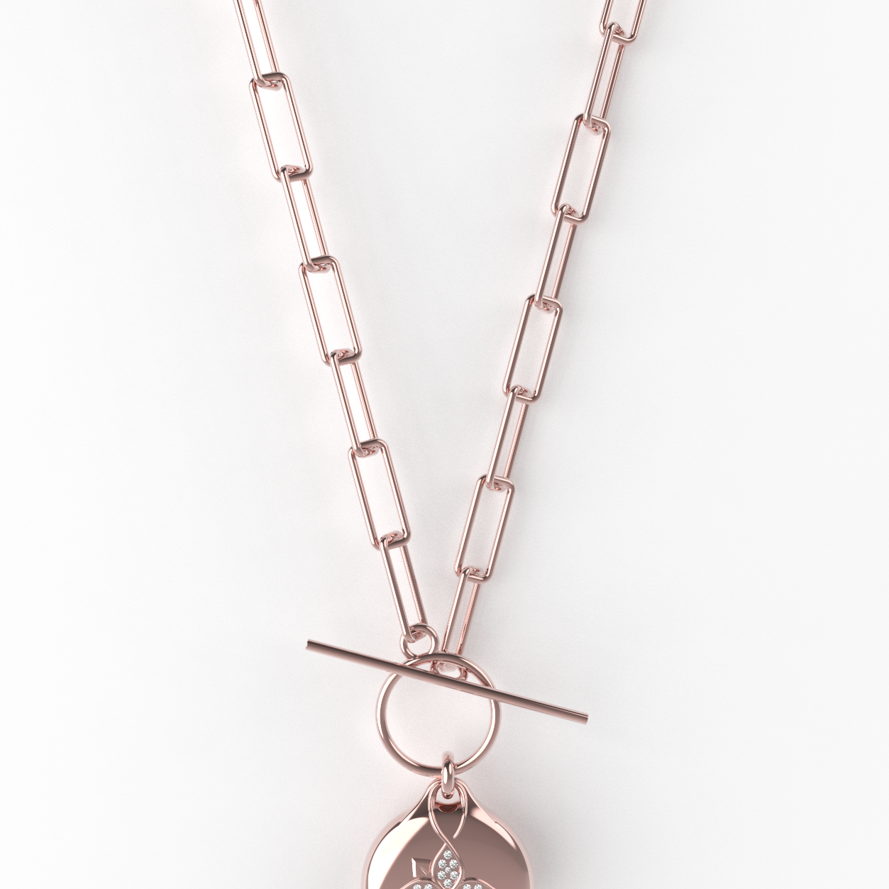 Mahi Necklace by ResQ (Rose Gold) | Safety Necklace for Woman
