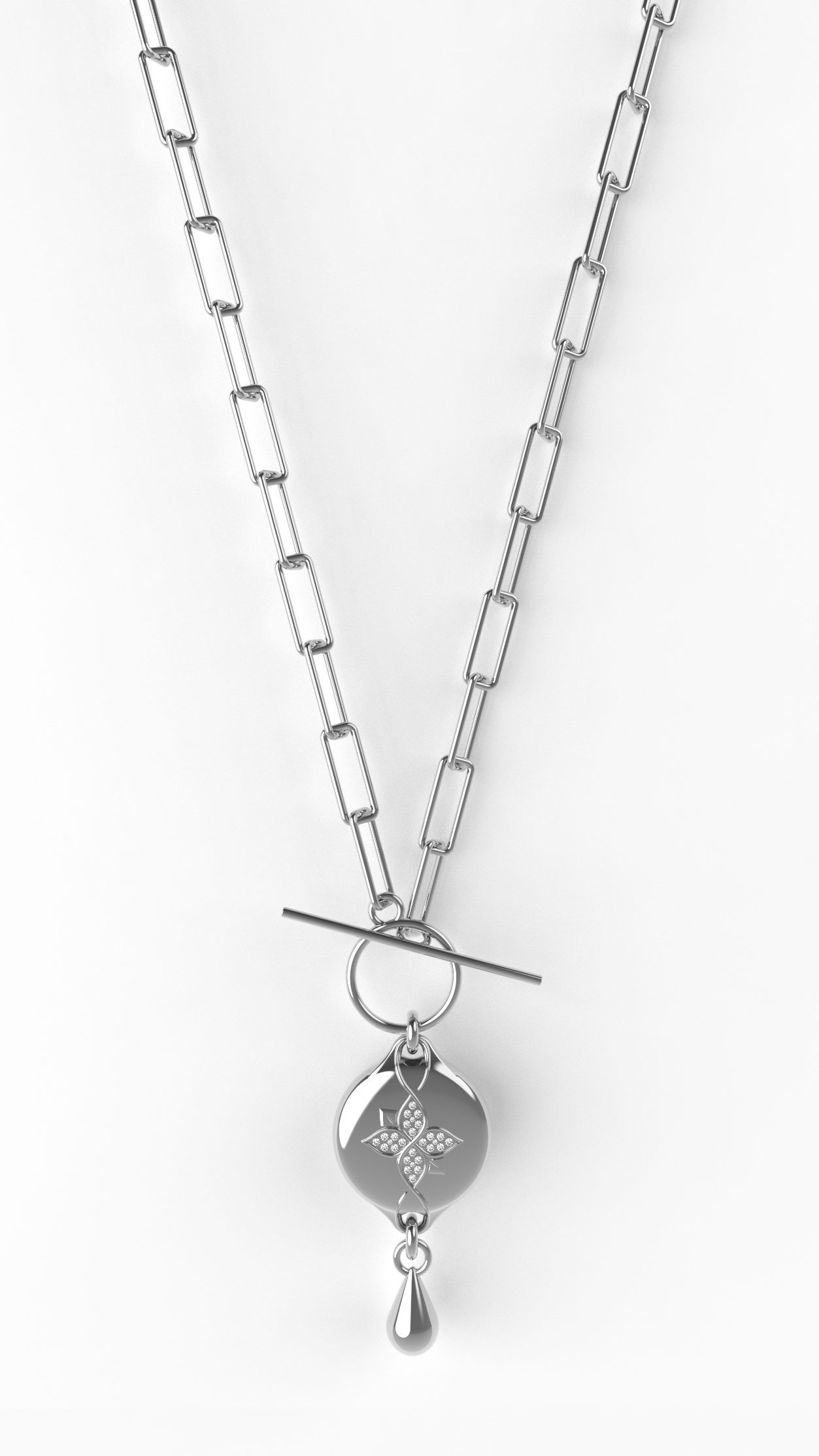 Mahi Necklace by ResQ (Silver) | Safety Necklace for Woman