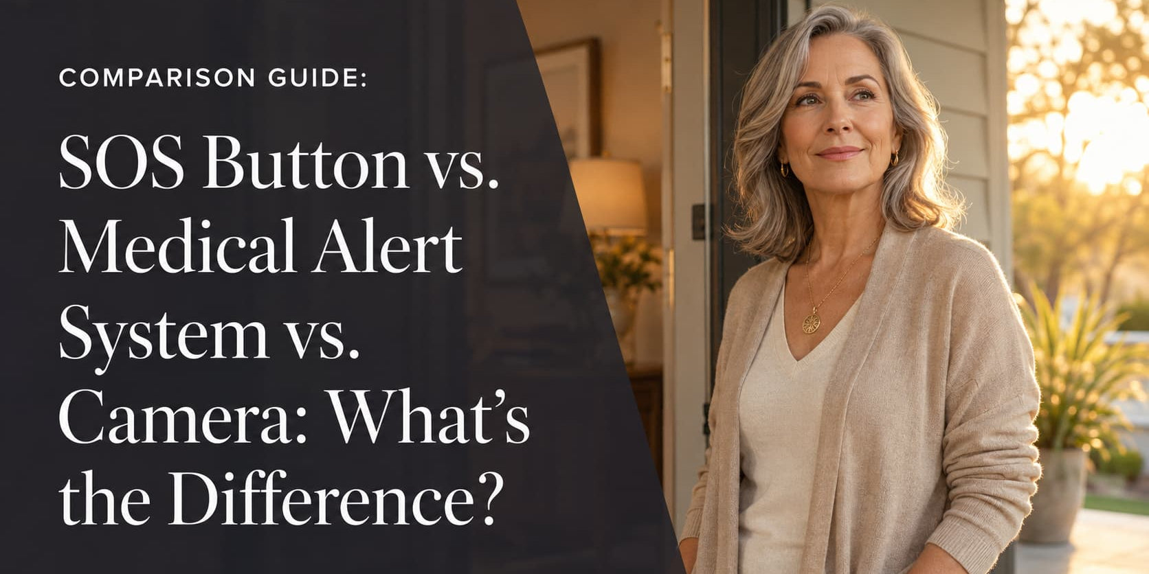 SOS Button vs. Medical Alert System vs. Camera: What’s the Difference?