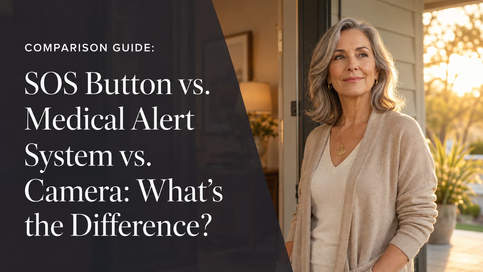 SOS Button vs. Medical Alert System vs. Camera: What’s the Difference?