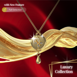 Mahi Safety Necklace - Gold on Gold, Wheat Chain - V2 with Fall Detection