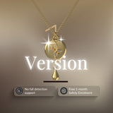 Mahi V1 Safety Necklace - Gold on Gold, Wheat Chain - 1 Month Free Subscription