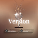 Mahi V1 Safety Necklace - Rose Gold on Rose Gold, Paperclip Chain - 1 Month Free Subscription
