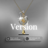 Mahi V1 Safety Necklace - Gold on Silver, Wheat Chain - 1 Month Free Subscription