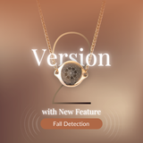 Shakti Safety Necklace V2 with Fall Detection – Rose Gold