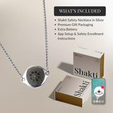 Shakti Safety Necklace V2 with Fall Detection – Silver