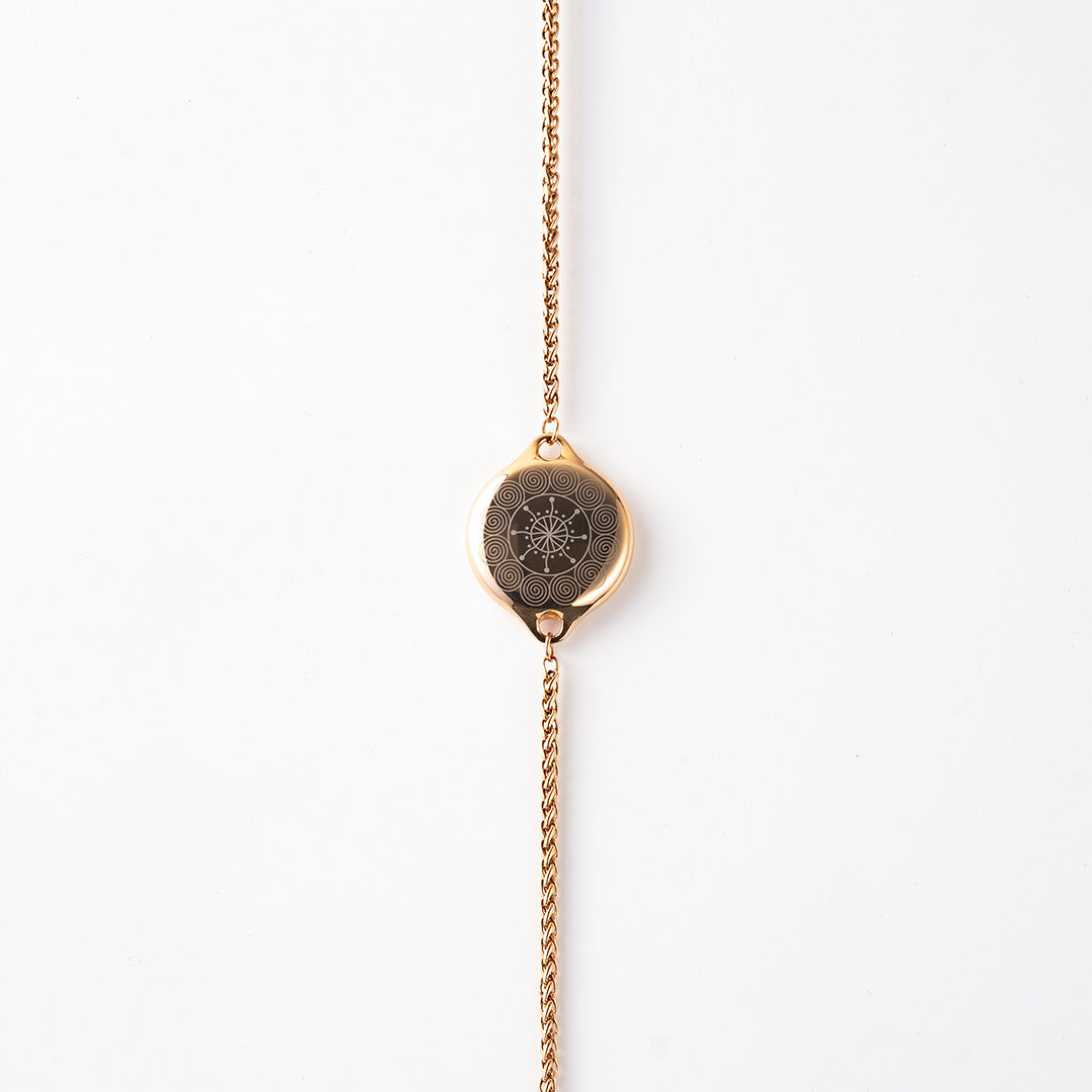 ResQ Maitri Safety Bracelet (Rose Gold) | Smart Jewelry for Women's Security