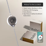 Maitri Safety Bracelet V2 with Fall Detection – Silver