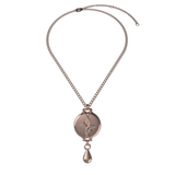 Mahi Safety Necklace - Rose Gold on Rose Gold, Wheat Chain