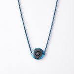 ResQ Shakti Safety Necklace (Blue) | Smart Jewelry for Women's Security