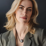 Dark Blue Safety Necklace – Black November Special