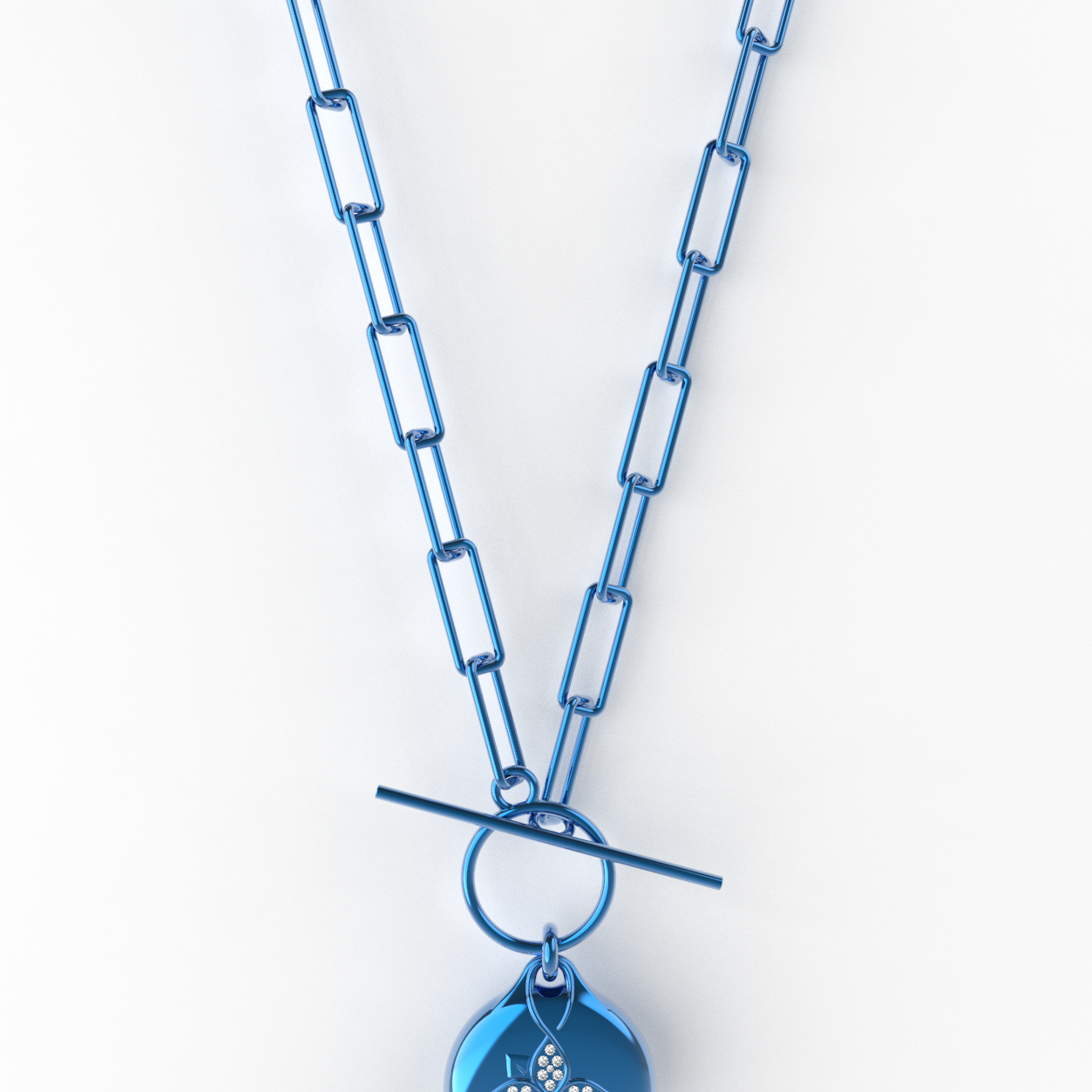 Mahi Necklace by ResQ (Blue) | Safety Necklace for Woman